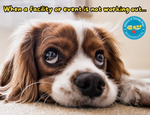 When a facility or event is not working out…